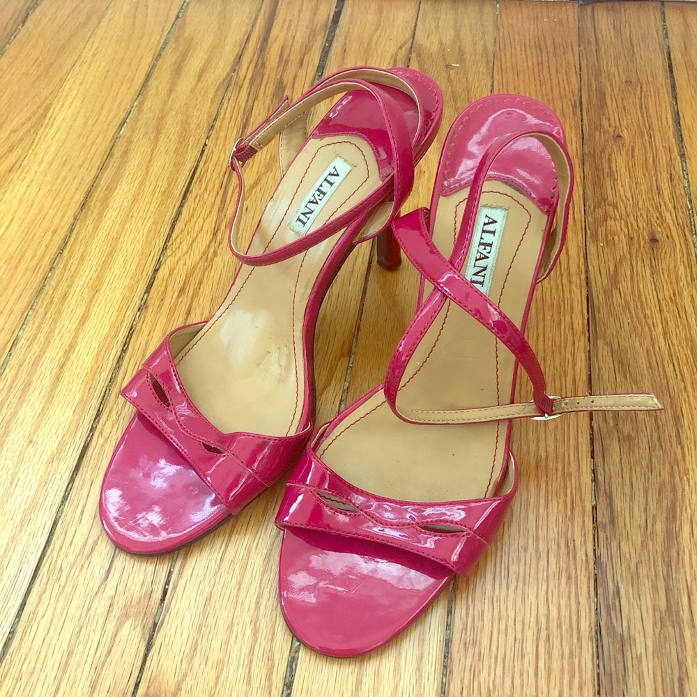Hot Pink Patent Leather ALFANI Heels
